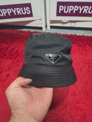 ほぼ未使用】プラダ バケットハット ブラック XL 60cmクリーニング済み