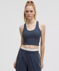 alo Seamless リブフェイバリット ブラタンク M ネイビー - メルカリ