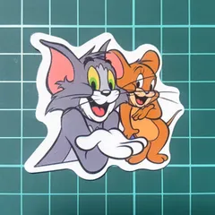 ST911 ステッカー シール トムとジェリー アニメ キャラクター スマホ