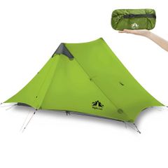 NightCat Ultralight Tent 2-Person Professional Backpacker Hiker 3LBS Dedicated Lanshan Backpacking Bivy Ground Tent Heavy Rain Waterproof Trekking Poles Not Included…