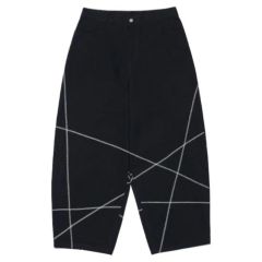 アンセルム WISM別注 WIDE CHINO PANTS ブラック - メルカリ