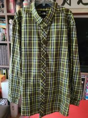 RATS コットンチェックシャツ M GREEN L/S 未使用 日本製 ラッツ