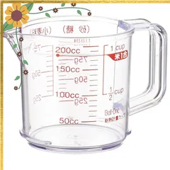 アスベル 耐熱計量カップ・R200 ナチュラル 200cc 1のサムネイル