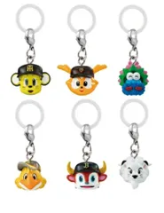 6種セット プロ野球マスコット めじるしアクセサリー BANDAI