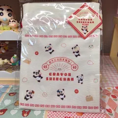 クレヨンしんちゃん コンプ パンダ ギャザーバッグ ポーチ 떡잎마을방범대 ボーちゃん シロ