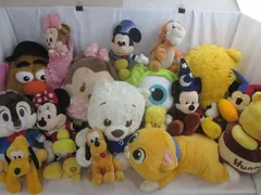  ディズニー ミニー くまのプーさん モンスターズインク 他 ぬいぐるみ 等 グッズセット 【まとめ売り 動作未確】