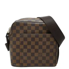 ルイ・ヴィトン LOUIS VUITTON バッグ ダミエ レディース ブランド ショルダーバッグ オラフ PM N41442 ブラウン 斜め掛け おしゃれ 【中古】 LOUIS VUITTON（ルイ・ヴィトン） オラフ PM 肩掛け 斜め掛け