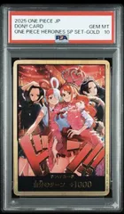 ✅【PSA10】ワンピース ヒロインズ ONE PIECE HEROINES SP SET-GOLD ドン!!カード 2025 ナミ ロビン ウタ ハンコック ONEPIECE ワンピ