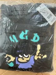 新品) MAHAGRID マハグリッド 起毛 フードTシャツ ブラック Sサイズのサムネイル