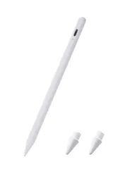 エレコム タッチペン 【iPad 7/8/9/10、 11インチ(A16)、Pro 11/12.9/13インチ、 Air11・13インチ(M3, M2)、 mini A17 Pro対応】 iPad専用ペンシル 急速充電 パームリジェクション 傾き検知 ...