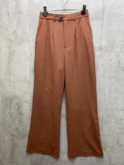 MOUSSY マウジー 010DAW30-7040 HW SLIM FLARE PANTS ハイウエスト スリム フレア パンツ size2/赤茶 ■◇レディース