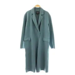 セオリー Theory NEW DIVIDE LUXE BELT COAT J コート チェスターコート アウター ウール ロング P ブルーグレー /HS ■OS 