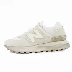 ニューバランス NEW BALANCE RECTO別注 スニーカー スエード クラックレザー 24.5cm アイボリー U574LGRS /UO