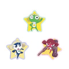 구루만디즈 케로로 군조 캐릭터 스텀 스티커 케로로 타마마 기로로 BKG-02A
