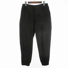 コモリ COMOLI 26ss 1 シルクネップ ドローストリングパンツ D01-03008 SILK NEP DRAWSTRING PANTS ブラック 黒 ボトムス のサムネイル