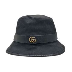 未使用級 GUCCI グッチ ジャンボ GGキャンバス バケットハット 帽子 