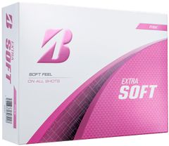 BRIDGESTONE Golf Balls EXTRA SOFT 2025 Model, 12-Pack, Pink, X5PXJ