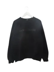ジーユー GU ヘビーウェイトスウェットプルオーバー ENGINEERED GARMENTS カットソー トレーナー 裏起毛 ブラック 黒 トップス