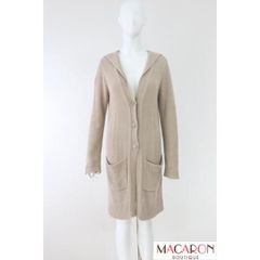 フォクシー　ベージュ　カシミヤ　カーディガン ニット ショート丈 長袖 カシミヤ100％ 日本製 FOXEY（フォクシー） トップス