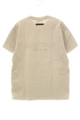 エフオージー エッセンシャルズ FOG ESSENTIALS 21SS BACK LOGO S/S TEE GREGE XSサイズ 半袖 Tシャツ ラバー バック ロゴ ベージュ 【ブランド古着ベクトル】【中古】☆AA★260327