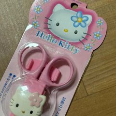 新品未使用 2013年製 キッチンばさみ ハローキティ 水玉リボン レア