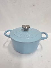 LE CREUSET 20センチ鍋ココット 人気カラーライトブルー LE CREUSET 20センチ鍋ココット 人気カラーライトブルー - メルカリ