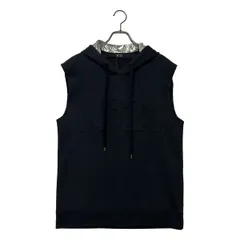 【美品】  N°21 / ヌメロヴェントゥーノ | ロゴ スウェット ベスト フーディ | L | ブラック | レディース