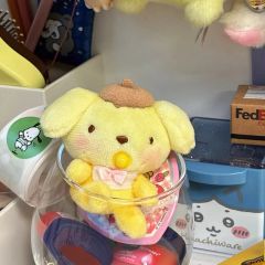 蜜*様 海外ファミリーマート限定 ポムポムプリン 巨大 フィギュア 貯金