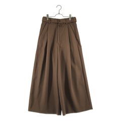 未使用品 DRIES VAN NOTEN ベロア ワイド パンツ グリーン 48 - メルカリ