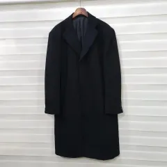 日本 Balestrino ウール カシミア Single ロングコート- Lのサムネイル