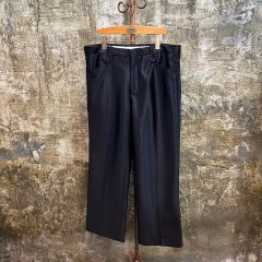 90s PRONTI ワイドバギースラックス ストーングレー レーヨン 古着