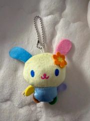 サンリオ ウサハナ 2003年 ぬいぐるみ キーホルダー☆平成レトロ☆当時