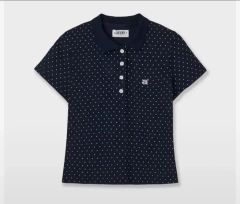 aeae ドット PK Tシャツ ブラック - メルカリ