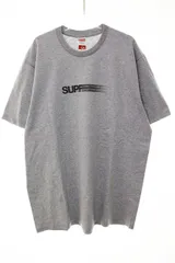 シュプリーム SUPREME 23SS MOTION LOGO TEE HEATHER GREY L モーション ロゴ 半袖 Ｔシャツ ヘザー グレー プリント 【ブランド古着ベクトル】【中古】☆AA★■260313
