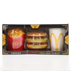 ビッグマック初号機&マックフライポテト弐号機&マックシェイク零号機 バリューセット マクドナルド×エヴァンゲリオン 完成品 可動フィギュア マクドナルド