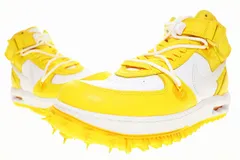 ナイキ NIKE AIR FORCE 1 MID SP LTHR OFF-WHITE 2023 27cm DR0500-101 オフホワイト コラボ エア フォース I ミッド スペシャル レザー バーシティメイズ 【中古】▲260120