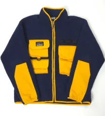 フィラ ルーズフィット フリース ジャケット ネイビー (XL)のサムネイル