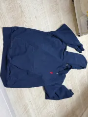 アミ スモール ハート ロゴ ネイビー WHO Tシャツのサムネイル