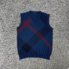 DAKS ダックス ウール ニット ベストのサムネイル