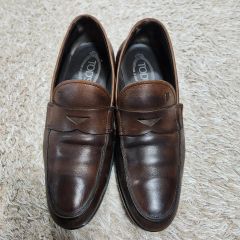 タイムセール中早いもの勝ち！TOD'S レザー ローファー ブラウン