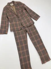 Luobobeibei ルオボベイベイ キッズ フォーマル 3点セット パンツスーツ 卒園式 入学式 結婚式 発表会 size19/茶 ■◇レディース