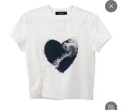 tanakadaisuke Heart whipped cream Tshirt - メルカリ