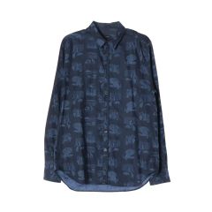 着用数回 美品 ヘラルボニー クラシックシャツ『夜景』Mサイズ日本製 
