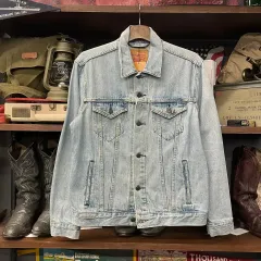 リーバイス ヴィンテージ ウォッシュド デニム トラッカー ジャケット
