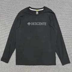 メンズトップス DESCENTE ロゴ ロングスリーブ Tシャツ