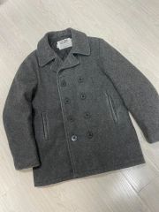 36 美品 Schott 753UB ワッペン ピーコート 濃紺 黒 753US - メルカリ