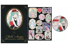 [중고]애니메이션 무크 ≪PC·스마트폰 게임 서적≫ 이치 반 쿠지 하츠네 미쿠 브랜드 콜라보레이션 MIKU wears MILK 라스트 원상 일러스트 소책자[MILK STRIPE]-오리지날 CD&씰 첨부-