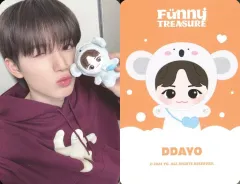 【中古】コレクションカード(男性) TREASURE/ジュンギュ(JUNKYU)/「FUNNY TREASURE JUMPSUIT PLUSH DOLL」付属フォトカード