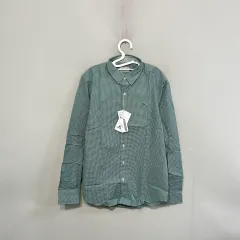 LACOSTE ラコステ ギンガムチェック シャツ グリーン 新品 L 158000-40000