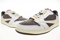 ナイキ NIKE AIR JORDAN 1 LOW OG SP SAIL AND RIDGEROCK 2022 26.5cm TRAVIS SCOTT REVERSE MOCHA DM7866-162 ジョーダン トラヴィス 【中古】☆AA★▲■241021